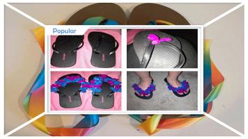 Simple DIY Ribbon Flip Flops ภาพหน้าจอ 2