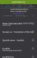 Kurdish Radios Free capture d'écran 1