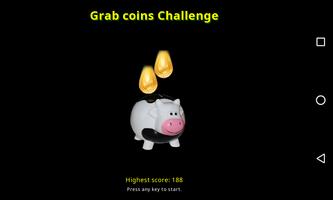 Grab coins challenge Affiche