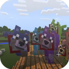 Colorful Mutant Wolves addon for MCPE icône