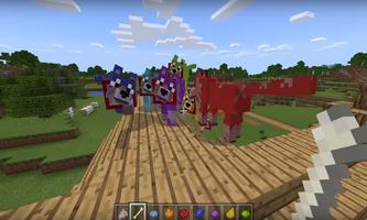 برنامه‌نما Colorful Mutant Wolves addon for MCPE عکس از صفحه