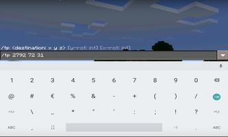 Coordinate Unlocker addon for MCPE скриншот 1