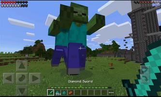 Giant Zombie addon for MCPE скриншот 2