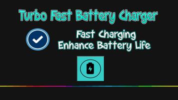 Turbo Fast Battery Charger الملصق