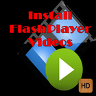 Install flash player videos icon