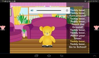 Nursery Kids Rhyme Teddy Bear imagem de tela 1