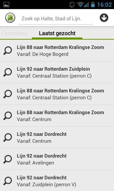Bustijden LITE Android - APK