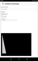 An Editor for Processing poster