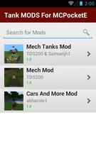 Tank MODS For MCPocketE Ekran Görüntüsü 1