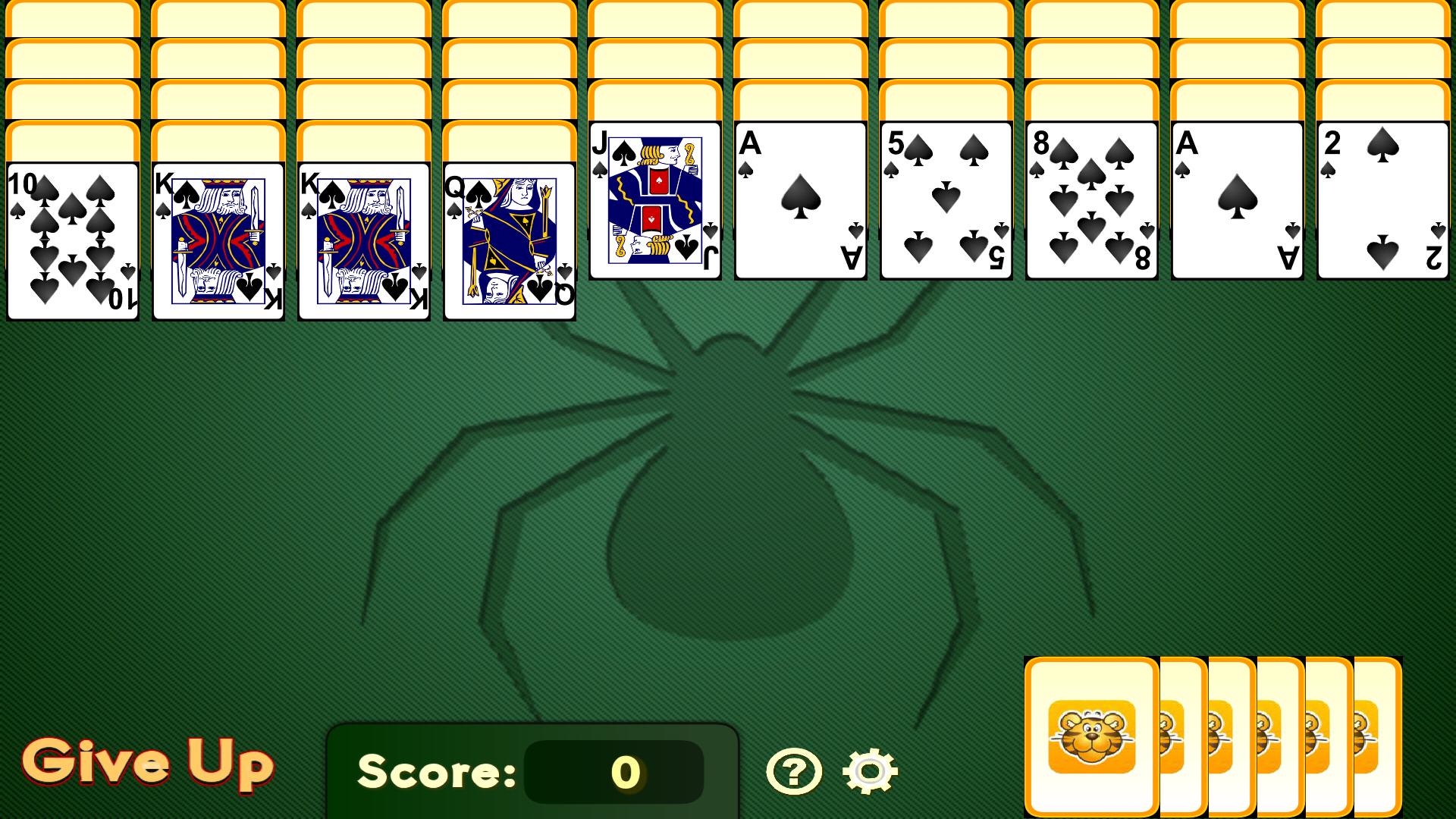 Мини игра паук. Игра паук. Пасьянс паук. Паук Солитер для андроид. Игра Spider Solitaire.