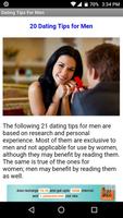 21 Dating Tips For Men Affiche