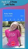 Fake Call Ruby Rube For Free 2018 screenshot 3