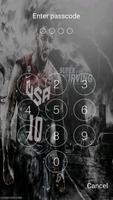 Keypad lock screen for Kyrie Irving Screenshot 2