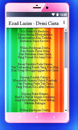 Lirik lagu demi malaysia