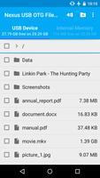 USB OTG File Manager for Nexus Ekran Görüntüsü 1