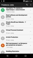 Freelance Jobs captura de pantalla 3