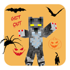 halloween craft : block story-icoon