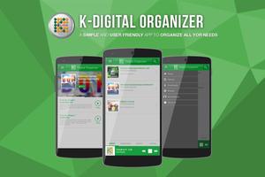 K-Digital Organizer Affiche