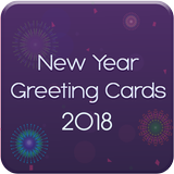 2018 New Year Wishes Cards icône