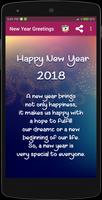 2018 New Year Wishes Cards تصوير الشاشة 1