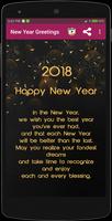 2018 New Year Wishes Cards Ekran Görüntüsü 3