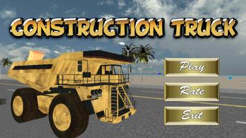 Construcción Truck Simulator Poster