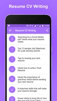 Resume CV Writing screenshot 1
