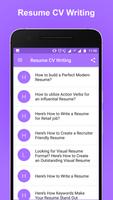 Resume CV Writing screenshot 2