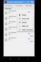 Automatic Calls Recorder capture d'écran 3