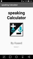 Talking calculator poster