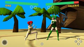 Bikini Girl Fighting Game syot layar 3