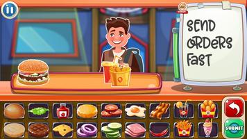 Burger Coo-King: A Fun Restaurant Chef Game capture d'écran 1