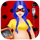 Ladybug Pregnant Games أيقونة