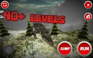 3D Crocodile Game Affiche