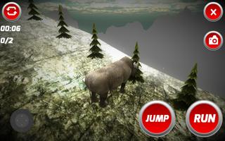 Wild Rhinoceros Simulator Affiche