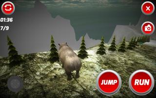Wild Rhinoceros Simulator ảnh chụp màn hình 1