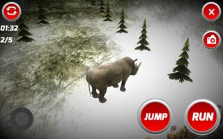 Wild Rhinoceros Simulator ảnh chụp màn hình 2