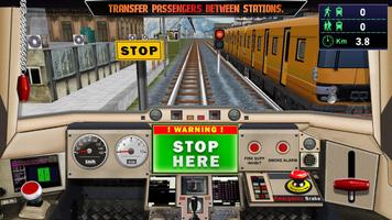 Train Driving Simulator 2016 Ekran Görüntüsü 1