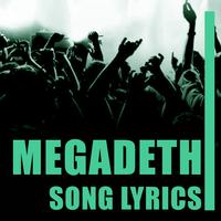 Megadeth Lyrics Top Hits plakat