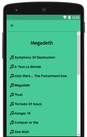 Megadeth Lyrics Top Hits capture d'écran 2