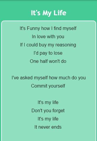 No Doubt Lyrics Apk Pour Android Telecharger