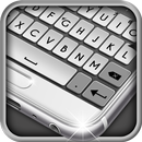 White 3D Hologram Keyboard Theme APK