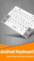 Emoji white keyboard الملصق