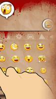 Blood Drop Keyboard With Scary Theme capture d'écran 3