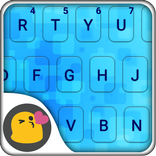 Blue shadow Emoji keyboard