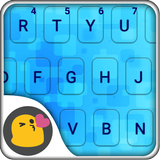 Blue shadow Emoji keyboard أيقونة