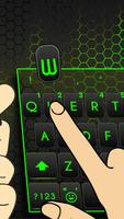 Hexagonal Green Keyboard capture d'écran 1