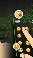 Hexagonal Green Keyboard capture d'écran 2