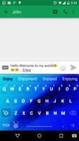 Liquid SkyBlue Emoji keyboard الملصق