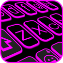 Neon Pink Keyboard APK